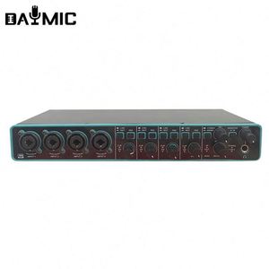 Interface audio numérique 4 entrées 2 sorties, carte son 24 bits 192 kHz, USB, enregistrement en direct, podcasting, studio, interface audio - Product Image 3
