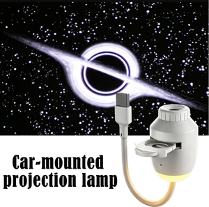Projecteur de lumière nocturne USB portable 2-en-1 avec 3 films de projection pour la décoration de la chambre, du plafond et de la voiture - Product Image 6