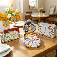 Boîte en métal vierge pour sublimation Prosub, emballage de bonbons, conteneur personnalisé, boîtes cadeaux en métal avec feuille d'aluminium