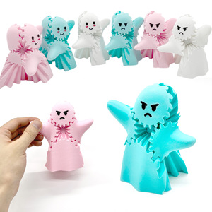 Nouveau Cube d'engrenages fantômes imprimé en 3D – Mignon petit engrenage fantôme magique imprimé en 3D - Product Image 5