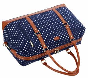 กระเป๋าผ้าแคนวาสสำหรับผู้หญิงแบบสั่งทำพิเศษ กระเป๋าเดินทางอเนกประสงค์แบบโพลีเอสเตอร์ กระเป๋าถือแบบมีซิป ดีไซน์ทันสมัย พกพาสะดวก - Product Image 4