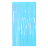 Rideaux à franges en feuille de métal multicolore de 1*2m pour la décoration de fête d'anniversaire ou de mariage