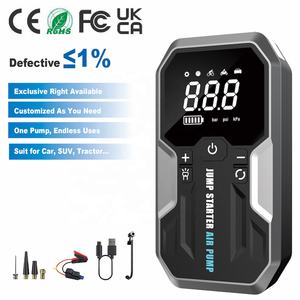 Démarreur de <span class=keywords><strong>voiture</strong></span> portable à batterie lithium-ion 12V 2500A, booster d'urgence pour camion, lumière LED, pompe à air 150PSI, 45W pour <span class=keywords><strong>voiture</strong></span> - Product Image 1