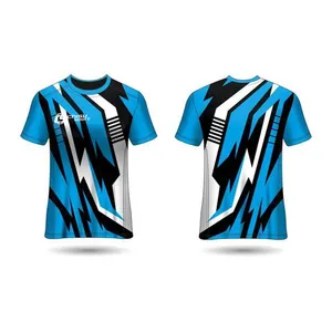 नई डिजाइन कस्टम मेड ई-खेल टीम जर्सी Esport गेमिंग पहनने डिजाइन अपनी खुद की टी शर्ट Esport जर्सी मुद्रित शांत डिजाइन जर्सी