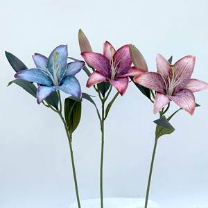 زهور النحل الصناعية GM الزهور الرمادية الكلاسيكية حرير النحل ديكور المنزل ديكور الزينة الداخلية زهور النمر النحل ديكور الترتيب - Product Image 5