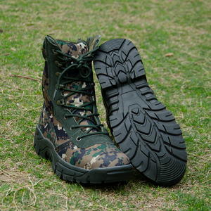 <span class=keywords><strong>Bottes</strong></span> de combat américaines standard DMS, <span class=keywords><strong>bottes</strong></span> tactiques de jungle - Cuir de vachette et PU, motif forêt numérique, pour usage extérieur - Product Image 5