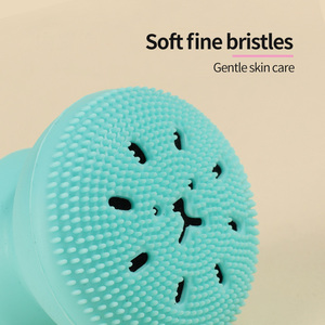 Venta al por mayor de herramientas de limpieza facial, desmaquillante y cepillo limpiador de silicona respetuoso con el medio ambiente en forma de pulpo - Product Image 4