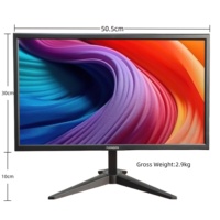Moniteur d'usine 22 pouces 1K 75Hz, écran TN, temps de réponse 2ms, résolution 1920x1080, affichage encadré pour le bureau, la maison et le travail professionnel