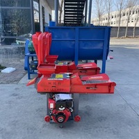 Broyeur de maïs très efficace hachoir automatique de fourrage d'herbe alimentation animaux coupe-paille Machine coupe-ensilage