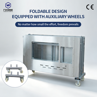 Scie à table coulissante pliante WANJIA WJ100S, rail linéaire haute précision, machine à découper le bois pour la fabrication de meubles, homologuée CE