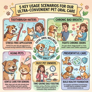 Polvo Dental para Perros de Marca Privada OEM, Suplemento para el Cuidado Bucal de Mascotas, Elimina la Placa, el Sarro y el Mal Aliento, Personalizado - Product Image 2