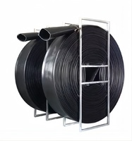 Tuyau de drainage haute pression de qualité minière, tuyau plat flexible en polyuréthane, tuyau d'incendie haute pression (inclut