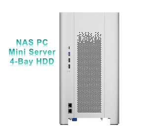 Micro Servidor Homelab 8845HS, Doble 10GbE SFP+, 4 Bahías SATA, 96GB DDR5, Barebone PC para Virtualización Proxmox y ESXi - Product Image 1