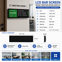 Écran d'affichage numérique intelligent de 11,26 pouces 450 cd/m² pour bord de rayonnage, lecteur de signalisation numérique WiFi pour la promotion de produits en magasin de détail