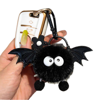 Promotion : Adorable Peluche Pompon en Fourrure à l'effigie d'un Dessin Animé, Douce, en Métal et Plastique, pour Voiture ou Sac à Main