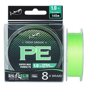 Chiren Braided Fishing Line 8-Strand PE High Strength Long Distance Casting Main Line Blue Red Green 100m 150m - Product Image 2
