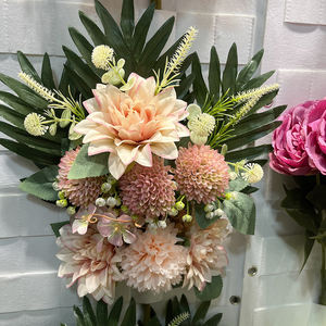 Nuevo <span class=keywords><strong>Arreglo</strong></span> <span class=keywords><strong>Floral</strong></span> Artificial Grande Estilo Abanico 2026, No se Desvanece, para Uso en Exteriores en Tumbas y Cementerios Conmemorativos - Product Image 6