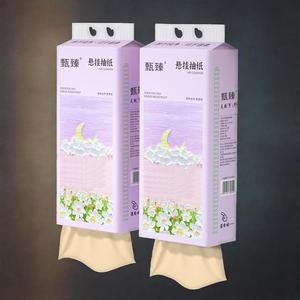 Organic Bamboo Pulp 4-lagiges Magic Tissue Soft Home und Restaurant Hanging Facial Towel 4-lagig für Travel <span class=keywords><strong>Paper</strong></span> Bag Tissue - Product Image 1