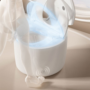 WC intelligent compact MWD avec bidet intégré, lumière nocturne et réservoir d'<span class=keywords><strong>eau</strong></span> intégré, siphon en P pour appartement <span class=keywords><strong>de</strong></span> petite taille - Product Image 5