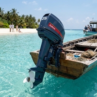 Nouveau design OEM, moteur hors-bord marin 2 temps 25 CV à démarrage manuel, idéal pour les bateaux de pêche