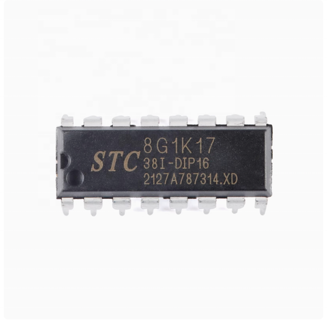 Original New STC8G1K17-38I-DIP16 Single-Chip Microcomputer Microcontroller MCU Through-Hole ICs Product