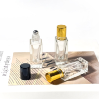 Flacon de parfum de luxe, atomiseur de parfum, flacon d'huile d'olive, pots en verre avec couvercles, flacon de parfum en verre 5ml 8ml