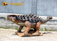 Modèle d'Ankylosaurus animatronique miniature pour parcs à thème sur le thème de la nature MY DINO AD077 à vendre