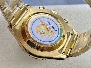 นาฬิกากันน้ำคุณภาพสูงสุดหรูหรา ขนาด 44 มม. โรงงาน KF รุ่น 116688 ตัวเรือนเหล็ก 904L กลไก 7750 สีทอง หน้าปัดเซรามิกสีน้ำเงิน นาฬิกาเรือยอชท์ - Product Image 5