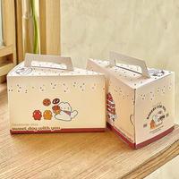 Boîtes d'emballage gaufrées de haute qualité, boîtes cadeaux en papier pour pâtisseries, desserts, bonbons, avec poignée