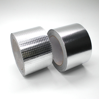 Ruban en feuille d'aluminium personnalisé adhésif robuste à haute température, ruban d'étanchéité pour conduits d'air chaud et froid pour tuyaux en métal