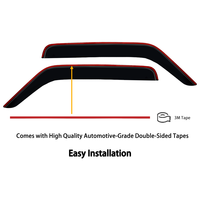 Bouclier météo Accessoires de voiture pour Suzuki Jimny JB23/JB43 1998-2018 Pare-soleil et déflecteurs de fenêtre