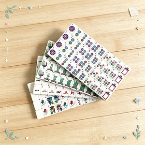 Precision Deep Engraved <b>Mahjong</b> Tiles Durable Classic Style Plastic Game <b>Set</b> for 4 Players - Product Image 4
