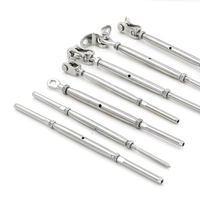 Edelstahl-Außenausstattung Treppengeländer-Zubehör 1/8 Drahtseil-Spanner Kabelspanner