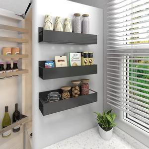 Estante magnético rectangular de 1 nivel para refrigerador, para organizar especias y utensilios en la cocina - Product Image 1