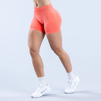 Leggings de sport pour femmes - Pantalons de yoga DF 50 couleurs, taille à trois sections froncée, effet push-up, sans couture, en Spandex/Nylon uni