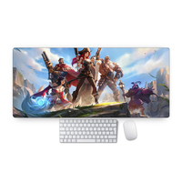 Pas cher prix personnalisé grand clavier d'ordinateur Anime Sexy filles Image tapis de bureau épaissi bord de verrouillage en caoutchouc tapis de souris de jeu