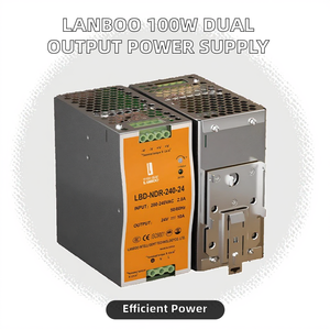 LBD-MDR-100W ชุดจ่ายไฟสวิตชิ่ง MDR ซีรีส์ 100W 12/24V ประสิทธิภาพสูง แบบสองเอาต์พุต (7.5A/4A) สำหรับเครื่องพิมพ์ - Product Image 2