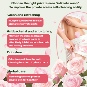 Kebersihan wanita alami probiotik Yoni busa cuci Ph seimbang menghilangkan bau tak berbau antibakteri membersihkan gatal - Product Image 6
