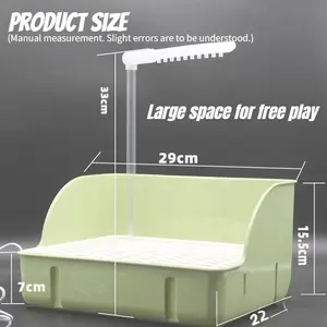 อ่างล้างหน้าแบบหมุนอัตโนมัติสำหรับนกอ่างอาบน้ำสำหรับนกคอกคอกคอกคอกแบบดอกโบตั๋นและที่บังแดด - Product Image 2