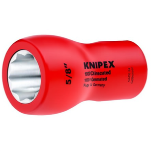 Clé à douille Knipex 5/8 pouces double hexagonale isolée 1000V fabriquée en Allemagne - Product Image 2