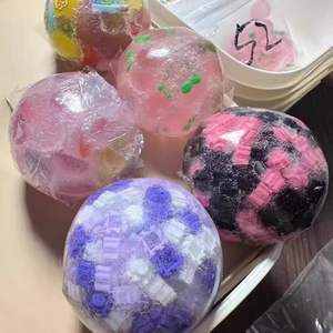 Pelota Vacía de TPR para Aliviar el Estrés, Juguete de Descompresión DIY, Pelota de Agua, Cuentas de Arcilla DIY, Juguetes de Caramelos, Juguetes Blandos para Niños - Product Image 5