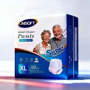 OEM Medical Adult <strong>Pull</strong> up Diaper Manufacturers Design Your Own Brand Thick Disposable Incontinence Adult Diaper for Old People - Product Image 1