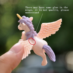 Resina pony micro paisaje decoración pegasus unicornio <span class=keywords><strong>miniatura</strong></span> DIY hogar jardín ornamento - Product Image 6