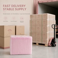 Tapis de nettoyage écologiques pour animaux domestiques, doux, non tissés, matelassés, super absorbants, imperméables IPX7, aides à l'apprentissage de la propreté pour chats, chiens et petits animaux
