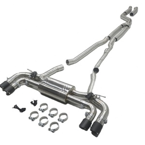 Factory Direct 304 Stainless Steel Exhaust Valve Catback for BMW 540i B58 G30 - Product Image 1