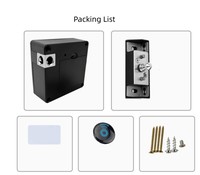 Serrures électroniques antivol durables pour tiroirs, avec capteur invisible RFID NFC, en plastique poli, pour armoires et tiroirs dissimulés