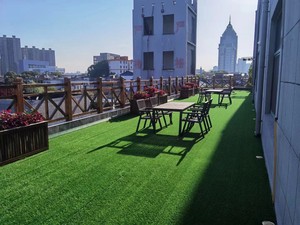 Césped Artificial de 50 mm de Alta Densidad, Césped Sintético Realista para Exteriores, Alfombra Verde para Balcón - Product Image 2