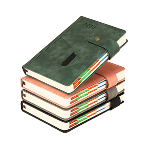 <span class=keywords><strong>Agenda</strong></span> Promocional al por Mayor, Diario Personalizado con Logotipo, Cuaderno de Cuero A5, Planificador Semanal, Agendas de 365 Días 2025, Español - Product Image 1