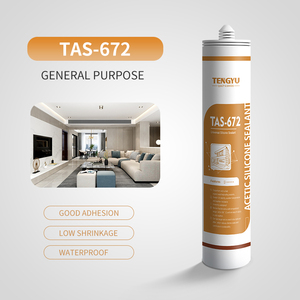 300ml trasparente GP Silicone acetico sigillante costruzione resistente agli agenti atmosferici bianco trasparente calafataggio impermeabile aspetto passato - Product Image 1