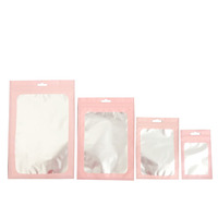 Sac d'emballage en Mylar à fermeture éclair, noir mat, holographique, imprimé sur mesure, résistant à l'humidité, pour supermarché, écouteurs, câble de données, housse